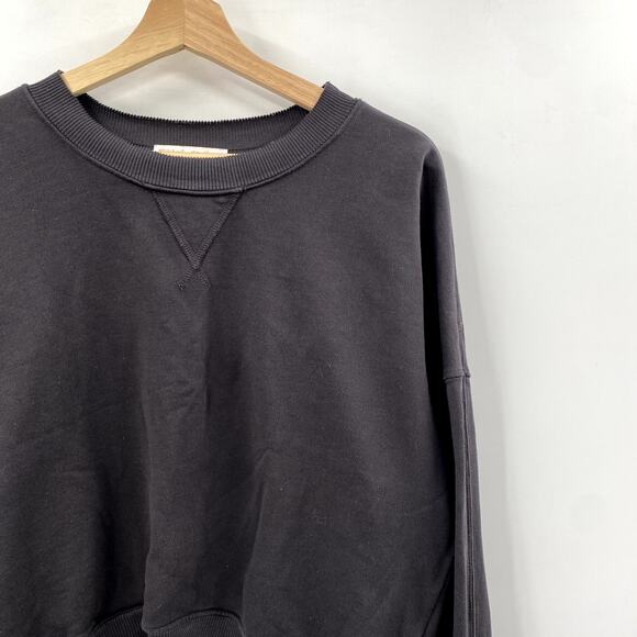 Spiritual Gangster Tops - Spiritual Gangster M Gray Flare Sleeve Crewneck